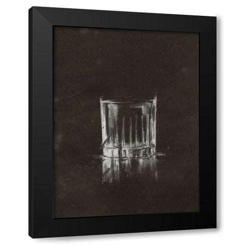 Crystal Barware VII Black Modern Wood Framed Art Print by Harper, Ethan