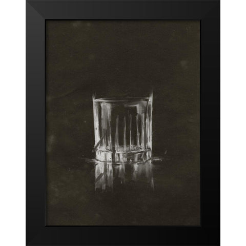 Crystal Barware VII Black Modern Wood Framed Art Print by Harper, Ethan