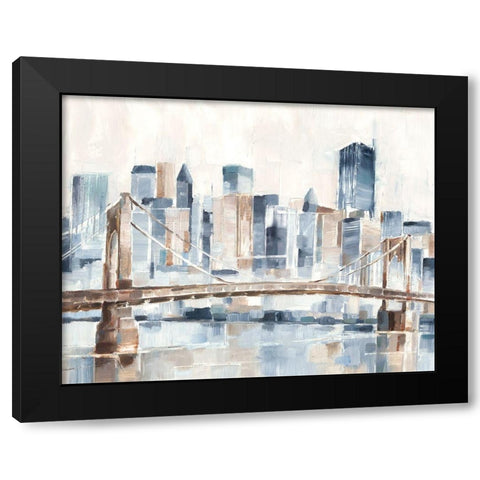 Blue Hour II Black Modern Wood Framed Art Print by Harper, Ethan