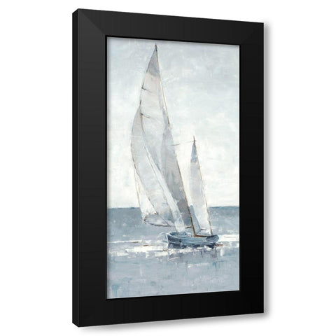 Grey Seas I Black Modern Wood Framed Art Print by Harper, Ethan