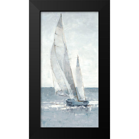 Grey Seas I Black Modern Wood Framed Art Print by Harper, Ethan