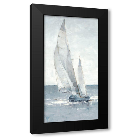 Grey Seas I Black Modern Wood Framed Art Print by Harper, Ethan
