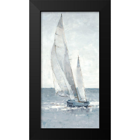 Grey Seas I Black Modern Wood Framed Art Print by Harper, Ethan