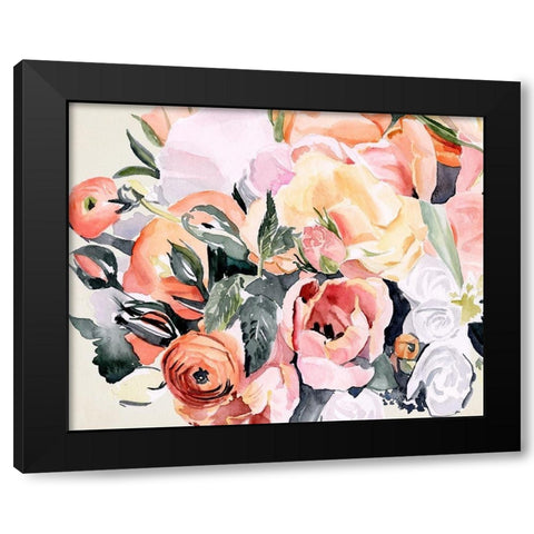 Autumn Bouquet II Black Modern Wood Framed Art Print by Parker, Jennifer Paxton