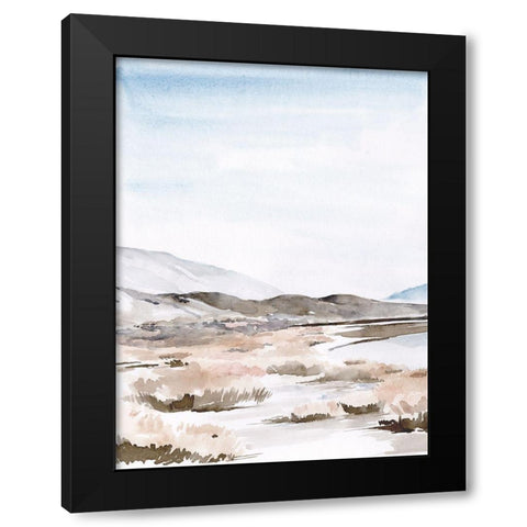 Salt Lake Reflections I Black Modern Wood Framed Art Print by Parker, Jennifer Paxton
