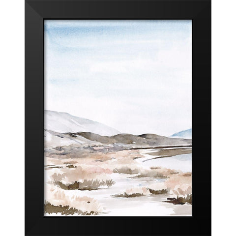 Salt Lake Reflections I Black Modern Wood Framed Art Print by Parker, Jennifer Paxton