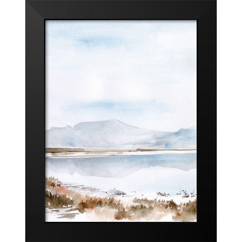 Salt Lake Reflections II Black Modern Wood Framed Art Print by Parker, Jennifer Paxton