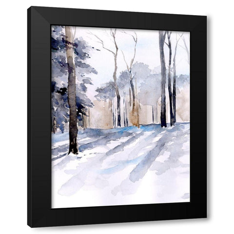 Winter Light I Black Modern Wood Framed Art Print by Parker, Jennifer Paxton