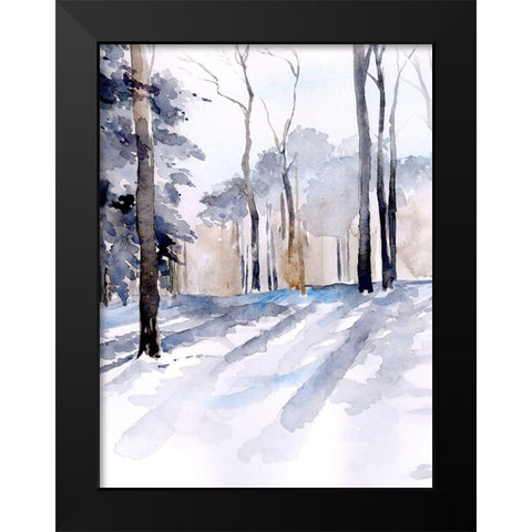 Winter Light I Black Modern Wood Framed Art Print by Parker, Jennifer Paxton