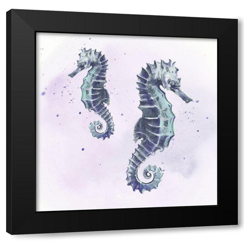 Underwater Halcyon I Black Modern Wood Framed Art Print by Parker, Jennifer Paxton