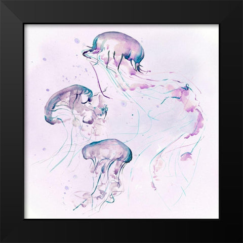 Underwater Halcyon II Black Modern Wood Framed Art Print by Parker, Jennifer Paxton
