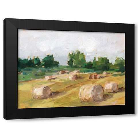 Hay Field I Black Modern Wood Framed Art Print by Harper, Ethan
