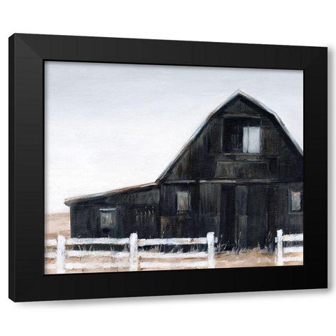 Black Barn II Black Modern Wood Framed Art Print by Harper, Ethan