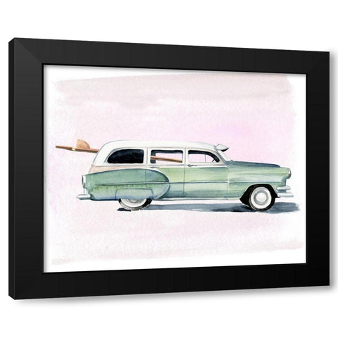 Surf Wagon III Black Modern Wood Framed Art Print by Parker, Jennifer Paxton