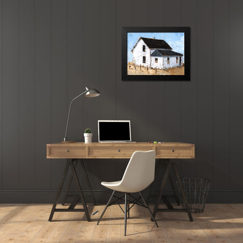 Abandoned Farmhouse II Black Modern Wood Framed Art Print by Harper, Ethan