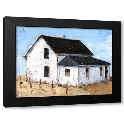 Abandoned Farmhouse II Black Modern Wood Framed Art Print by Harper, Ethan
