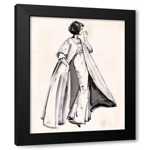 The Winning Look II Black Modern Wood Framed Art Print with Double Matting by Parker, Jennifer Paxton