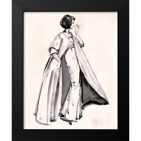 The Winning Look II Black Modern Wood Framed Art Print by Parker, Jennifer Paxton