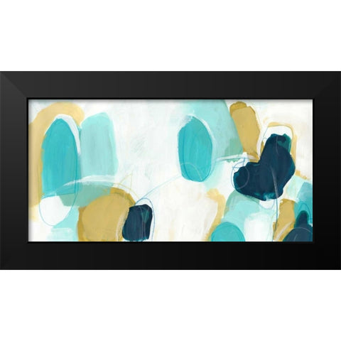Boundless II Black Modern Wood Framed Art Print by Vess, June Erica