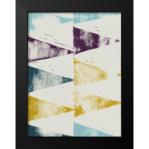 Harlequin Tryst II Black Modern Wood Framed Art Print by Popp, Grace