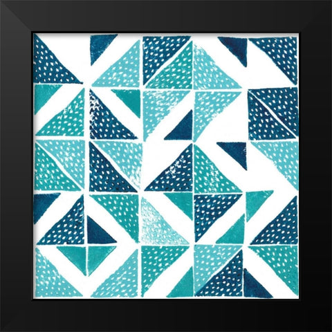 Beryl Block Print IV Black Modern Wood Framed Art Print by Popp, Grace