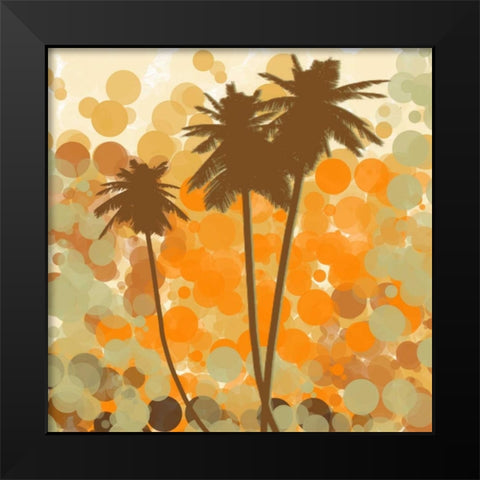 Sunshine Garden II Black Modern Wood Framed Art Print by Orlov, Irena