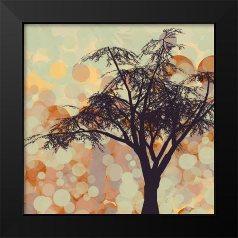 Sunshine Garden V Black Modern Wood Framed Art Print by Orlov, Irena