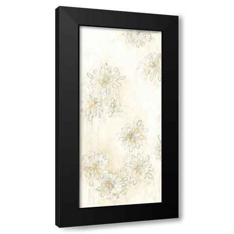 Dahlia Cascade I Black Modern Wood Framed Art Print with Double Matting by Vess, June Erica
