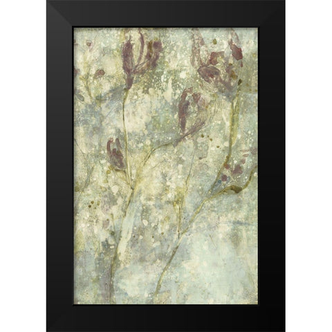 Flower Dream II Black Modern Wood Framed Art Print by Goldberger, Jennifer