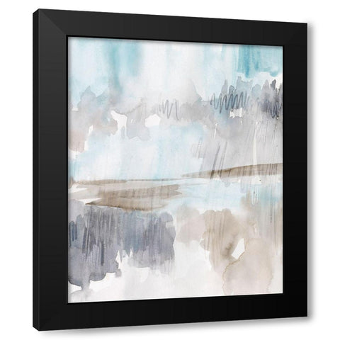 Steel Stratus II Black Modern Wood Framed Art Print by Parker, Jennifer Paxton