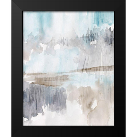 Steel Stratus II Black Modern Wood Framed Art Print by Parker, Jennifer Paxton