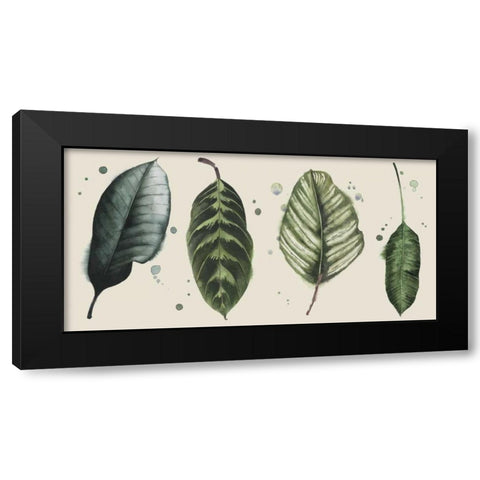 Palm Line-Up II Black Modern Wood Framed Art Print by Popp, Grace