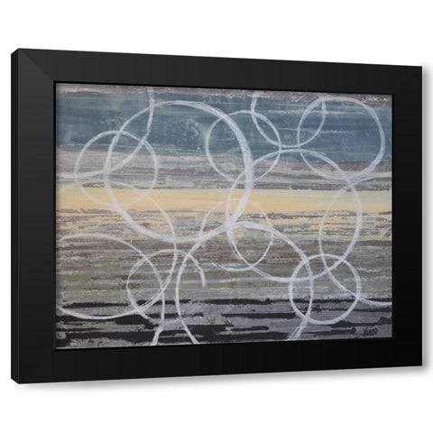 Coin Toss I Black Modern Wood Framed Art Print with Double Matting by Avondet, Natalie