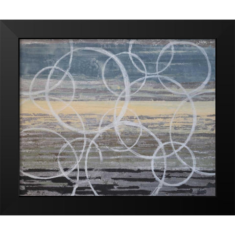 Coin Toss I Black Modern Wood Framed Art Print by Avondet, Natalie