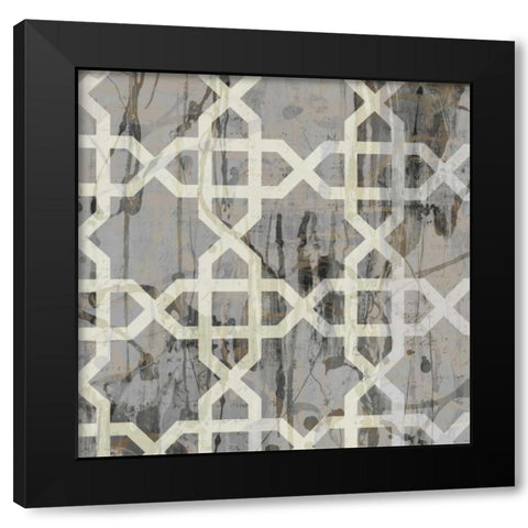 Neutral Metric VI Black Modern Wood Framed Art Print by Goldberger, Jennifer
