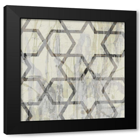 Neutral Metric VIII Black Modern Wood Framed Art Print by Goldberger, Jennifer