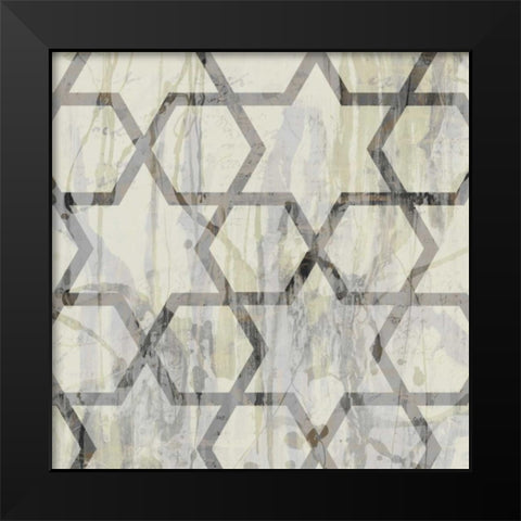 Neutral Metric VIII Black Modern Wood Framed Art Print by Goldberger, Jennifer