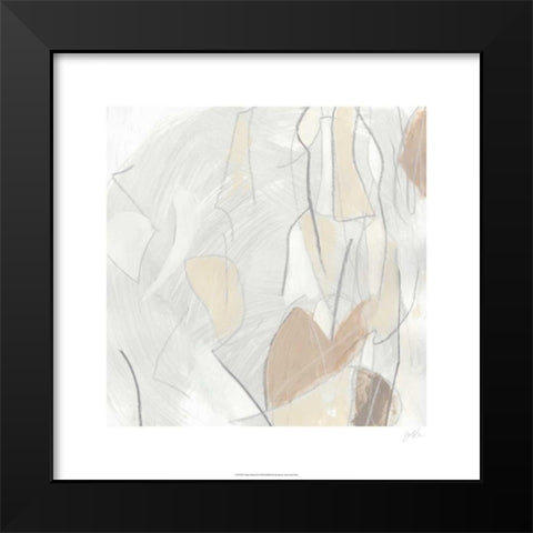 Inert Mosaic II Black Modern Wood Framed Art Print by Vess, June Erica