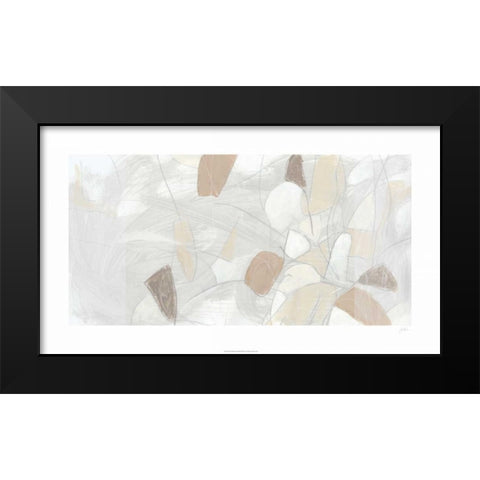 Inert Mosaic III Black Modern Wood Framed Art Print by Vess, June Erica