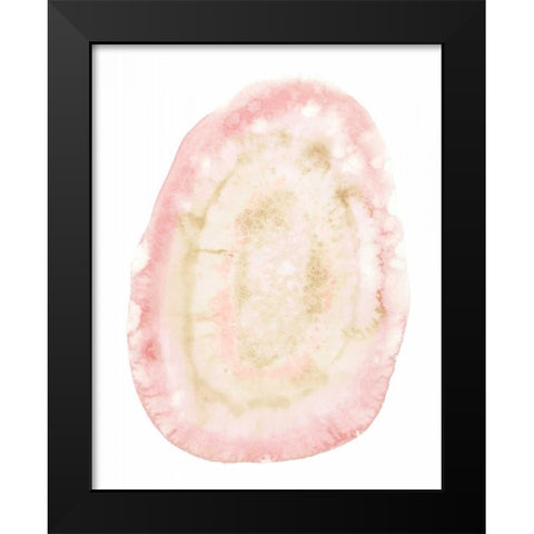 Custom Radiant Geode I Black Modern Wood Framed Art Print by McCavitt, Naomi