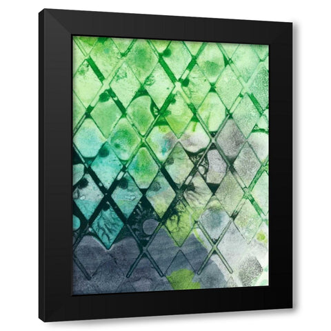 Dynamic Assembly I Black Modern Wood Framed Art Print by Chandler, Sharon