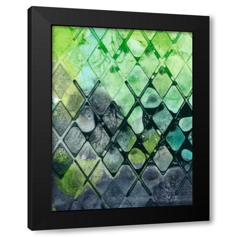Dynamic Assembly II Black Modern Wood Framed Art Print by Chandler, Sharon