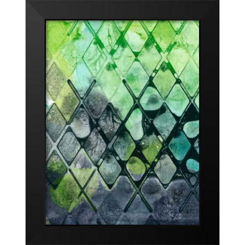 Dynamic Assembly II Black Modern Wood Framed Art Print by Chandler, Sharon