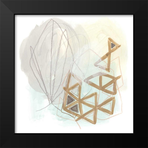 Infinite Object II Black Modern Wood Framed Art Print by Vess, June Erica