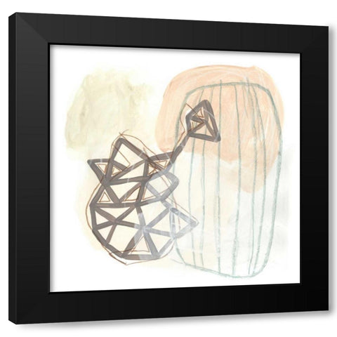 Infinite Object III Black Modern Wood Framed Art Print by Vess, June Erica
