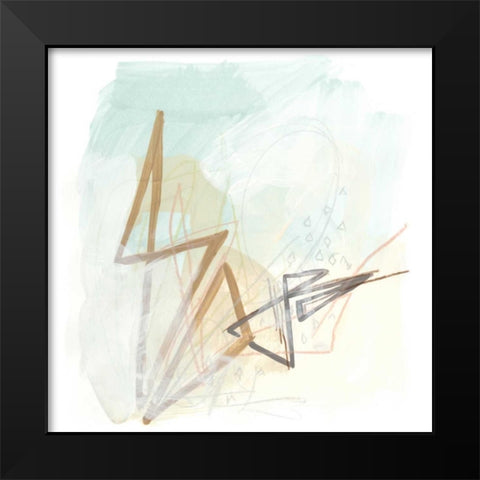 Infinite Object V Black Modern Wood Framed Art Print by Vess, June Erica