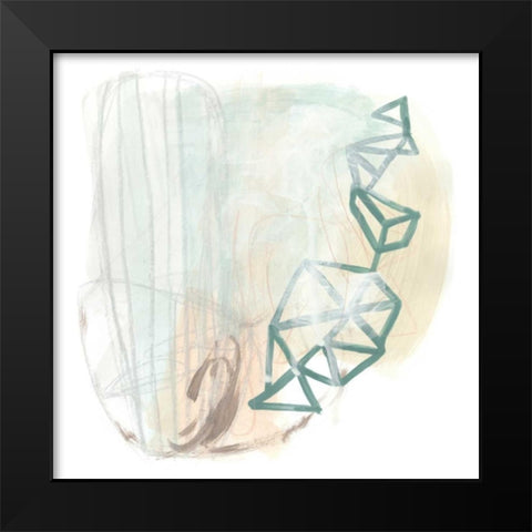 Infinite Object VI Black Modern Wood Framed Art Print by Vess, June Erica