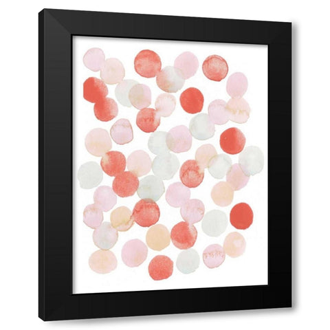 Candy Pattern I Black Modern Wood Framed Art Print by Popp, Grace
