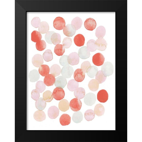 Candy Pattern I Black Modern Wood Framed Art Print by Popp, Grace