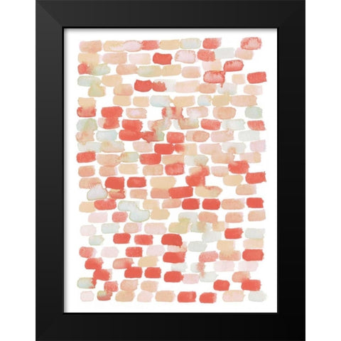 Candy Pattern II Black Modern Wood Framed Art Print by Popp, Grace